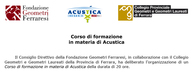 CORSO di formazione in MATERIA DI ACUSTICA CORSO di formazione in MATERIA DI ACUSTICA