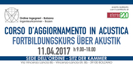 Corso d'aggiornamento in Acustica Corso d'aggiornamento in Acustica