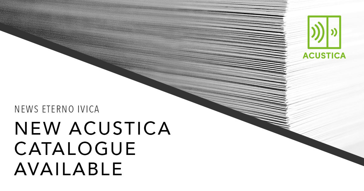 New catalogue for Acustica!