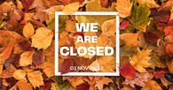 Office Closure on November  1st 2023