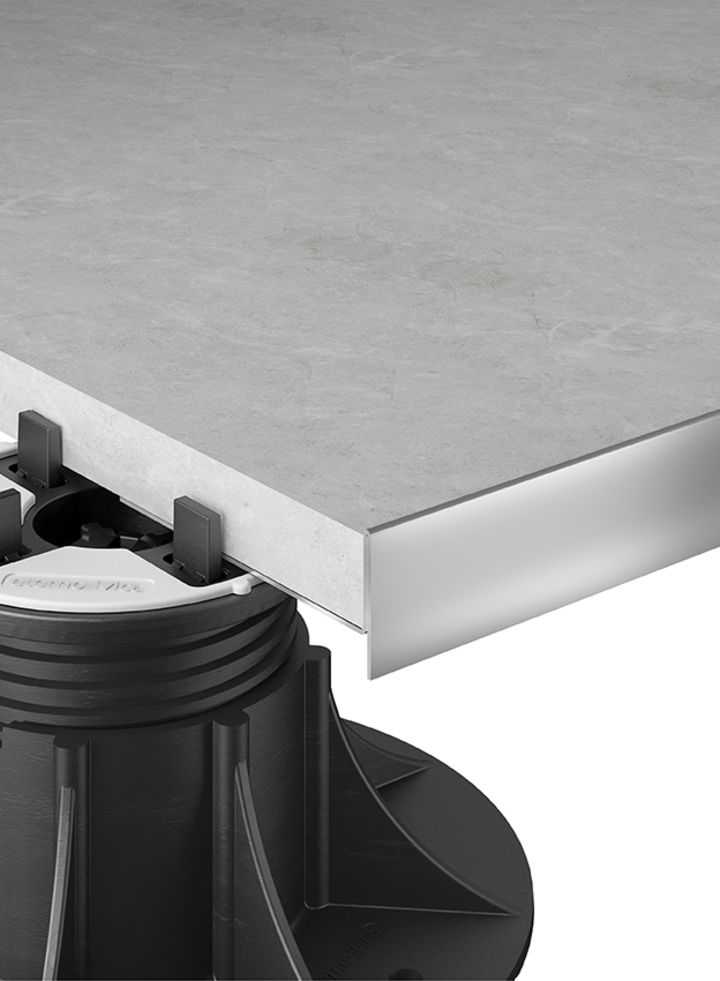 Kantenprofil für Terrassenplatten Kantenprofil für Terrassenplatten